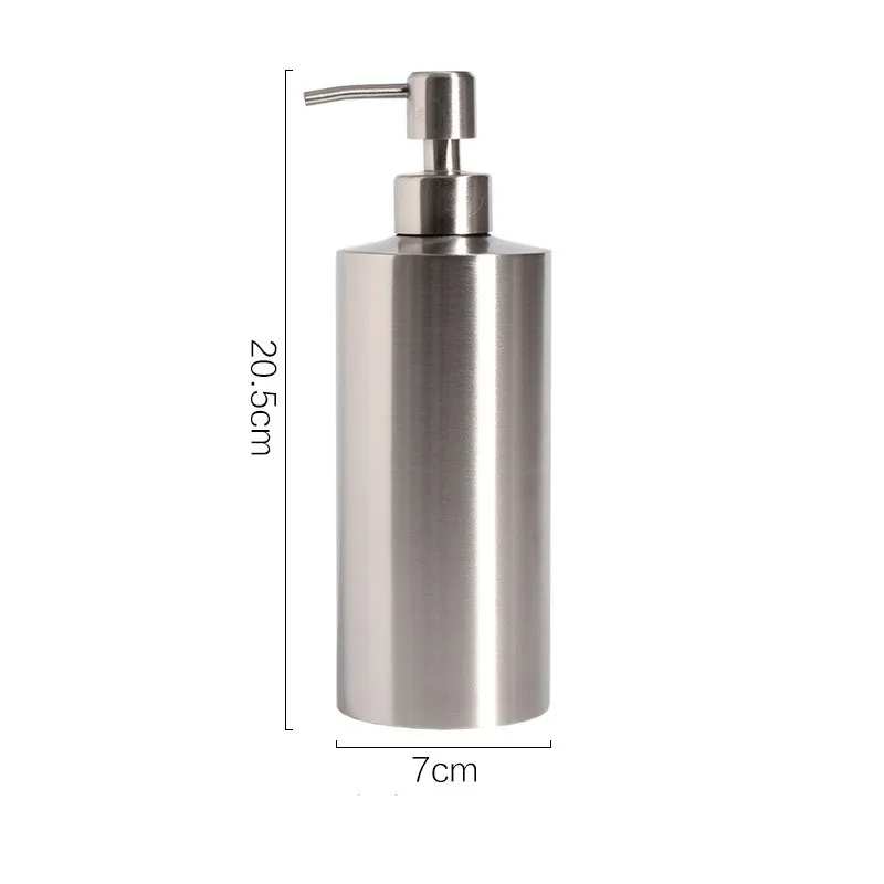 Shower gel hand sanitizer bottle - Silver
