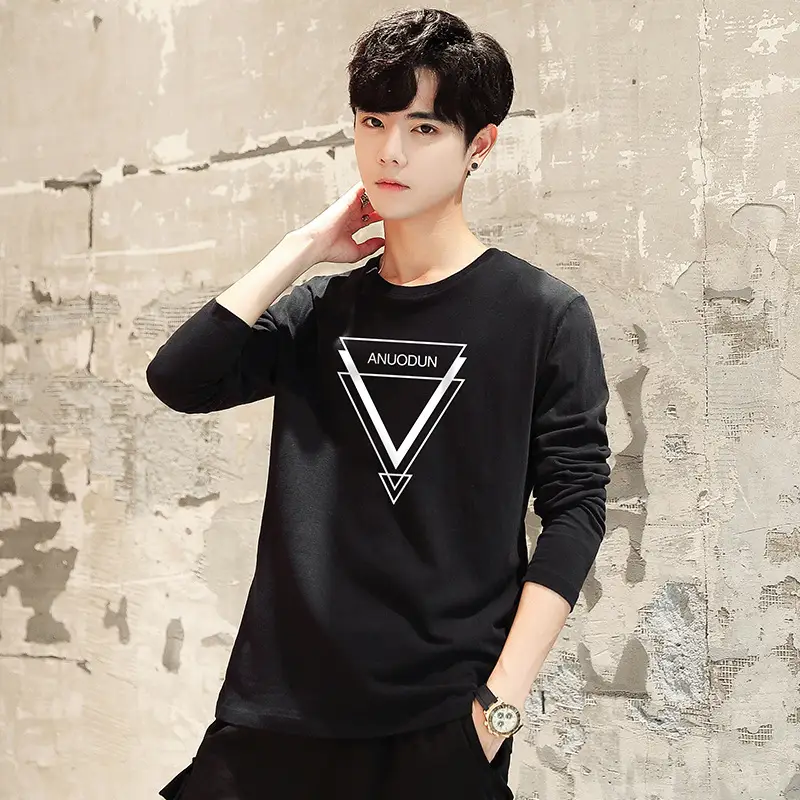 Men's body t-shirt pure cotton tide brand loose