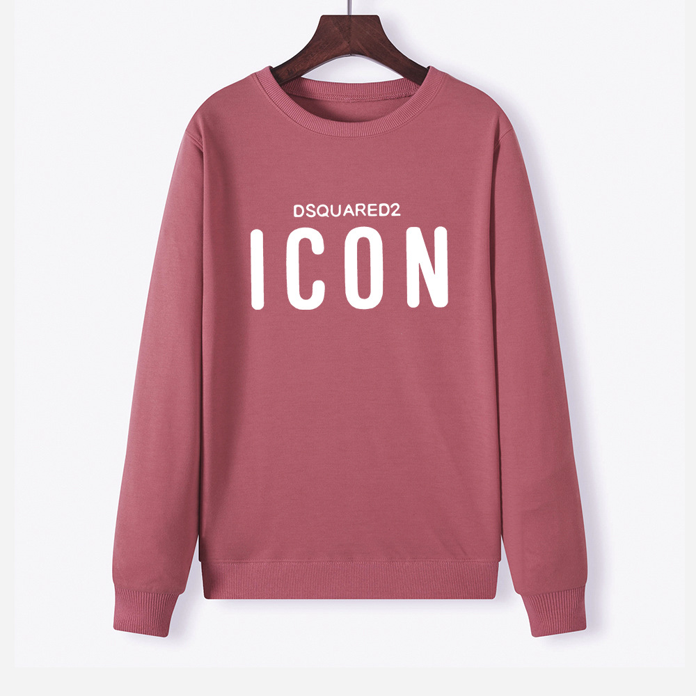 سويتشيرت فضفاض بأكمام طويلة مطبوع