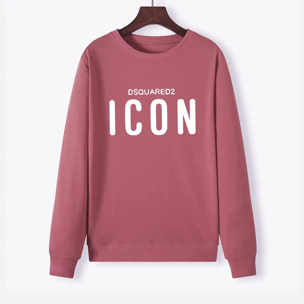 Printed loose long-sleeved sweatshirt