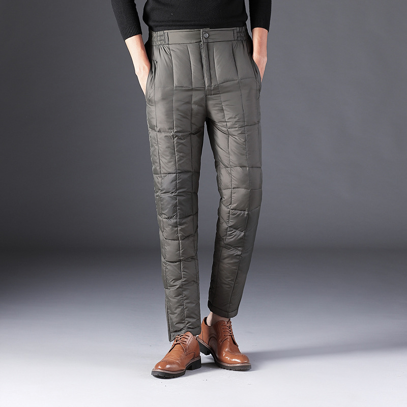 Thicken plus fat high waist plus size warm cotton pants