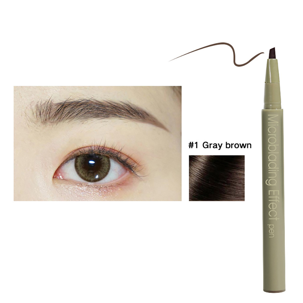 Liquid soft hair carving eyebrow pencil Grey Brown - Shop at LoveMi