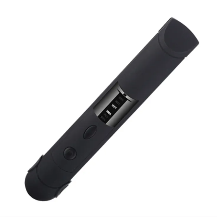 USB charging volume straight dual-purpose hair clips Straightener portable mini wireless charging - Black
