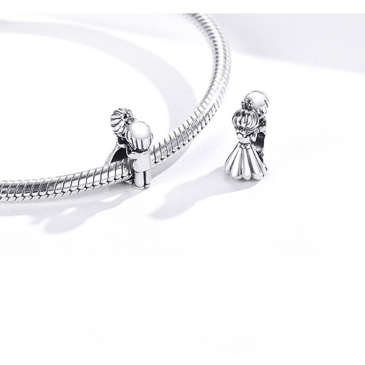 Evelor Sterling Silver Beads S925DIY Bracelet Accessories