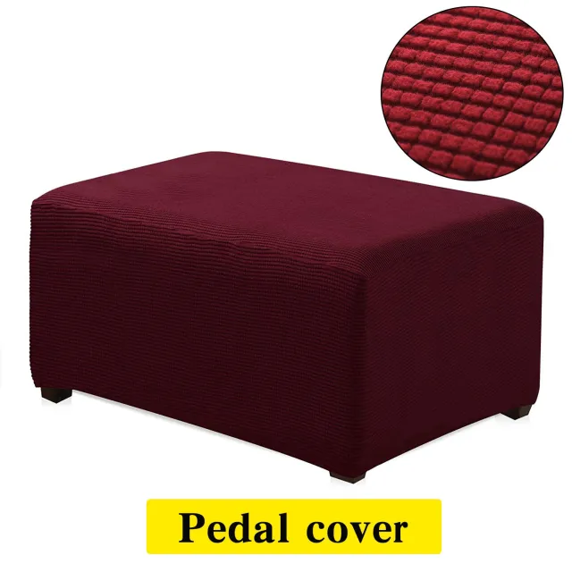 Plaid polar wool sofa cover Household Wine Red - Shop at LoveMi