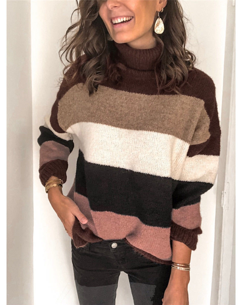 Ladies striped sweater