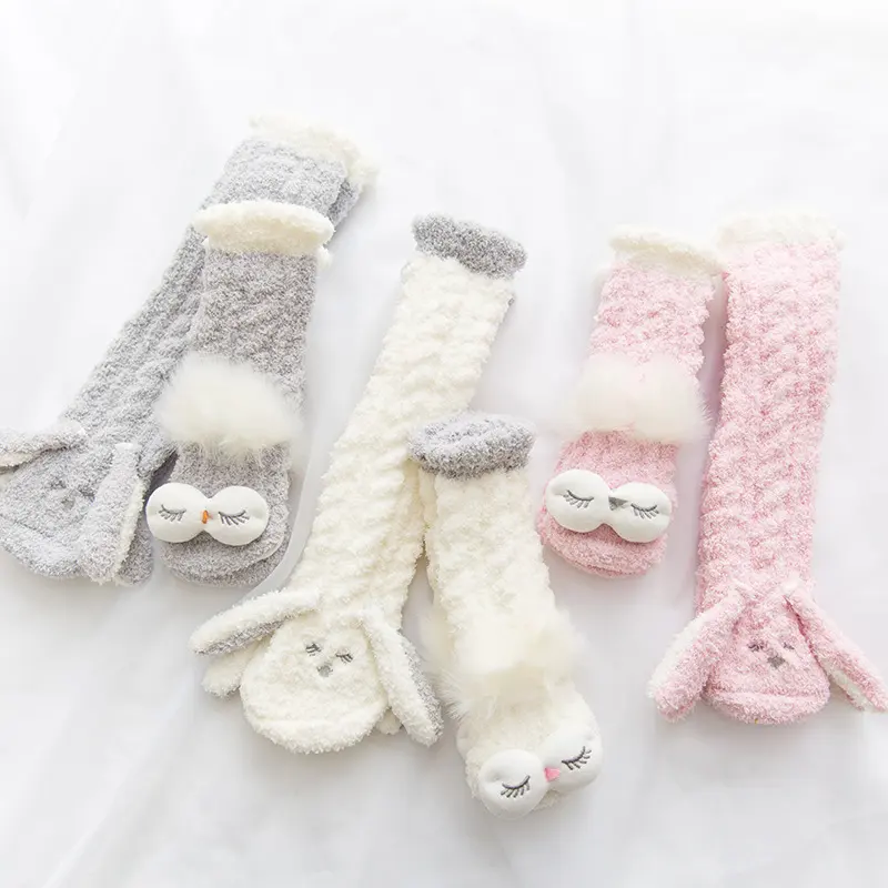 Coral Fleece Socks Women Sleep