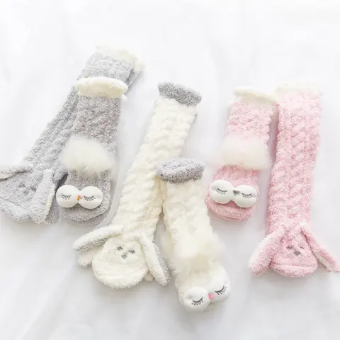 Coral Fleece Socks Women Sleep