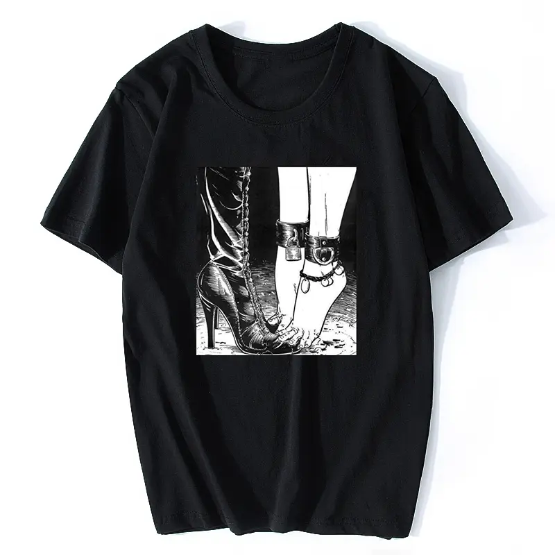 Round neck short sleeve T-shirt