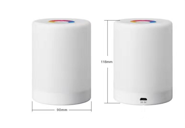 Умная светодиодная лампа, красочная атмосфера, прикроватная лампа