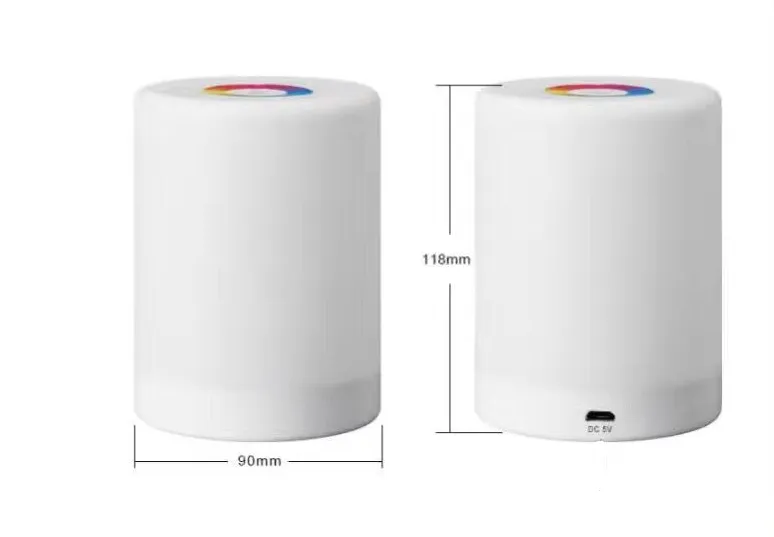Smart LED light colorful atmosphere lamp bedside – image 4