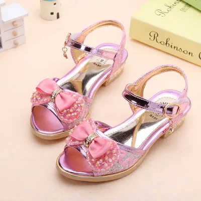 Princess Fish Mouth Sandals - Pink