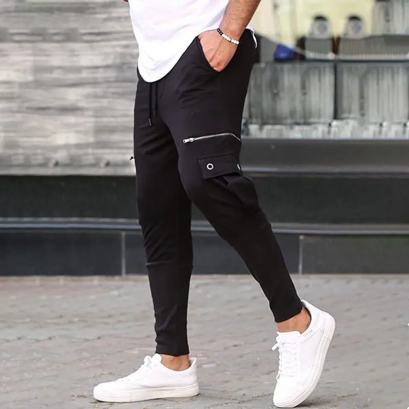 Pure cotton straight leg slacks