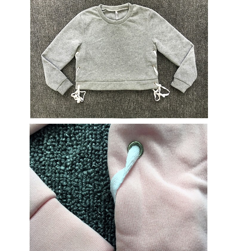 Autumn and winter long-sleeved splits, corns, tops, cashmere sweater