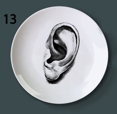 Human bone structure decoration plate 13Style - Shop at LoveMi