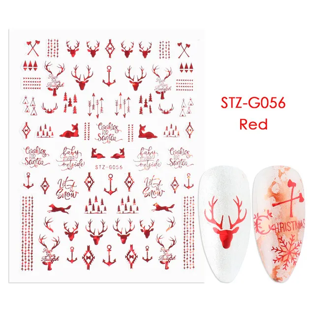 Adhesive Nail Sticker Stz G056 - Shop at LoveMi