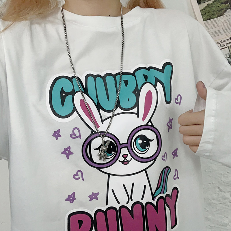 Sweet bunny print top