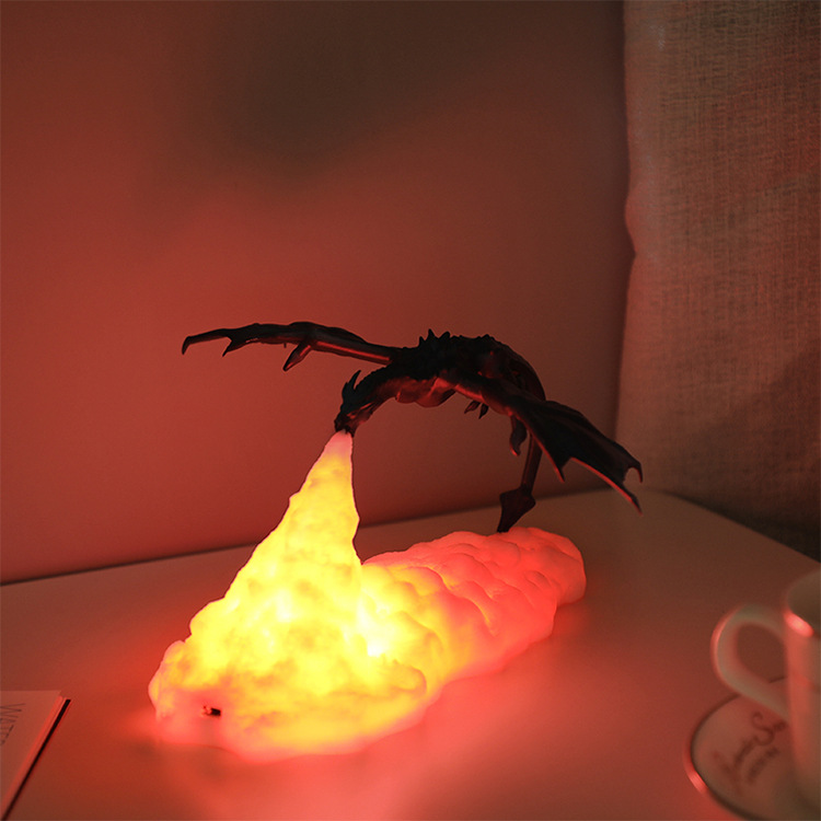 3D Printed Dragon Lamp