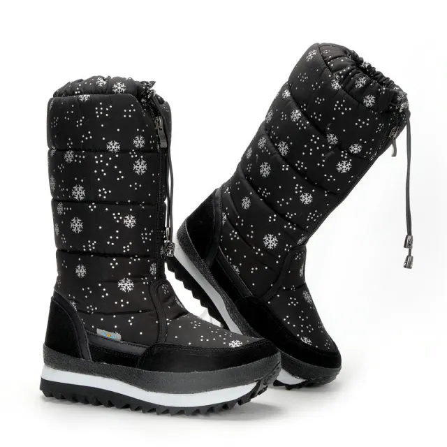 Women Boots Winter Shoes Women Snow Boots Platform Keep Warm Ankle Winter Boots with Thick Fur Heels Black - Shop at LoveMi
