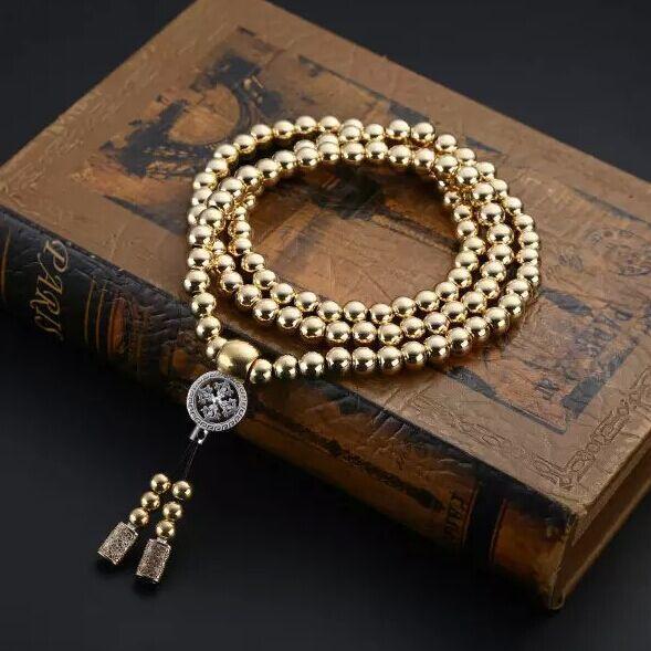 Ожерелье из бусинок-молний из нержавеющей стали