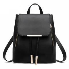 Female student backpack - Black - View 1