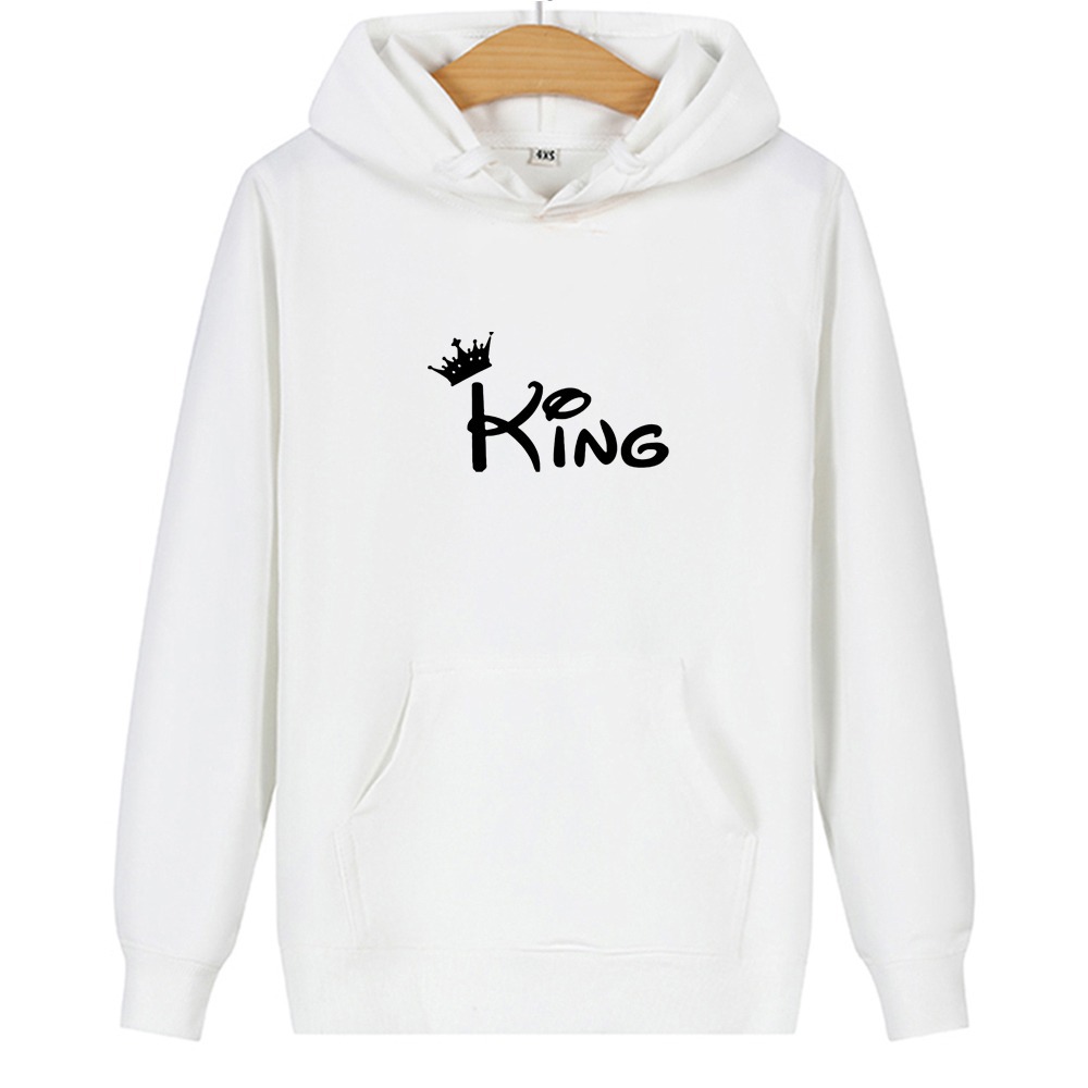 Long sleeve printed hooded sweatshirt