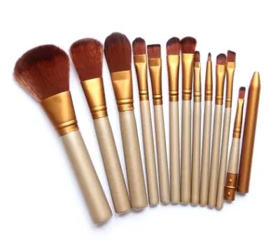 12 Makeup Brush Sets Iron Box Tools