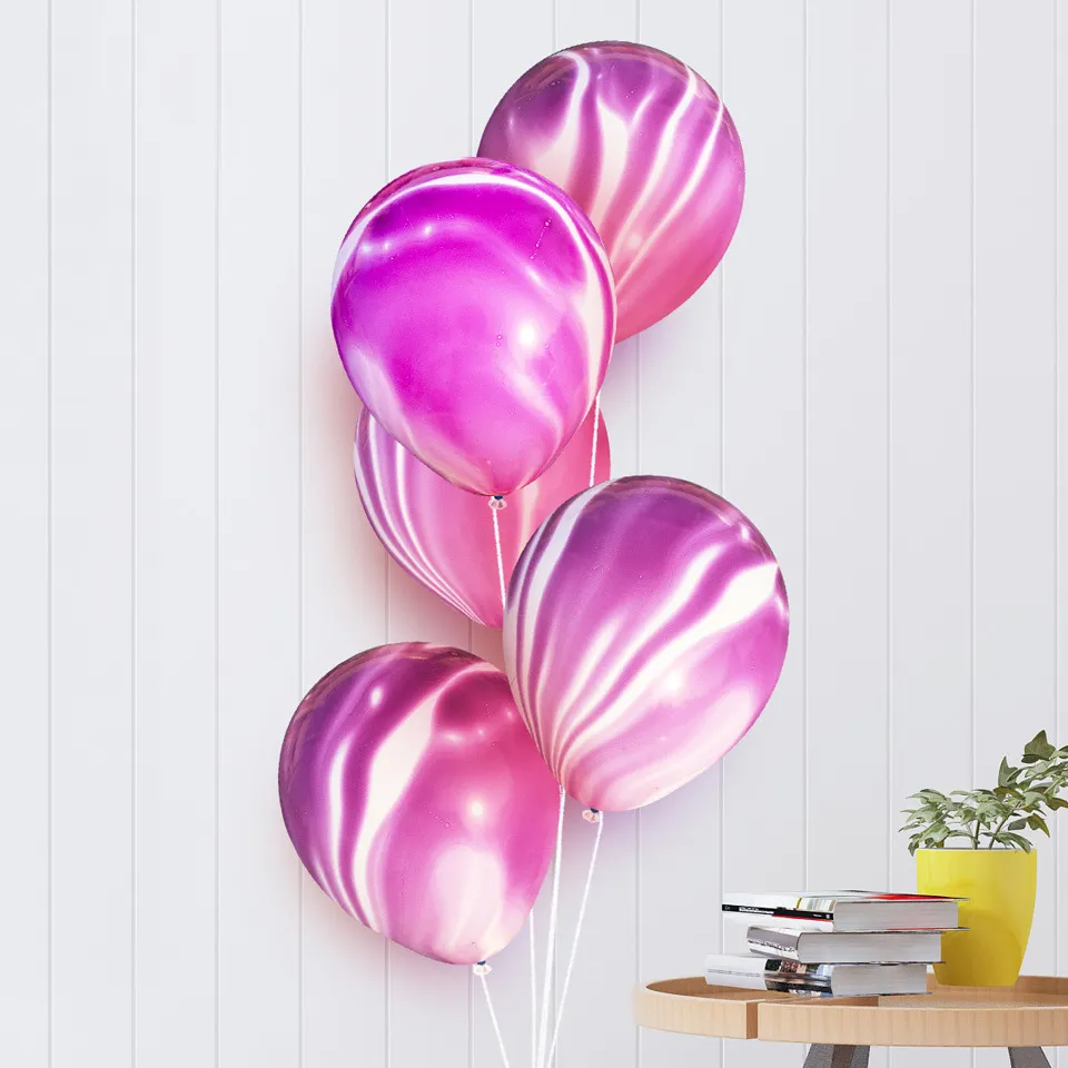 Agate Cloud Wedding Decoration Party Balloon - Purple