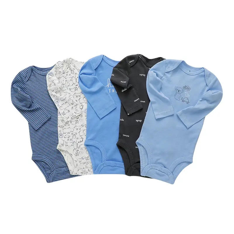 Five-piece Baby Long-sleeved One-piece Suit