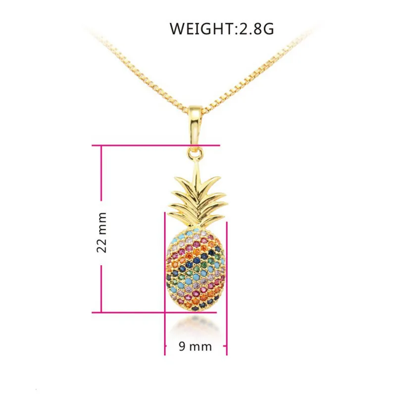 Pineapple pendant earrings - Pendant