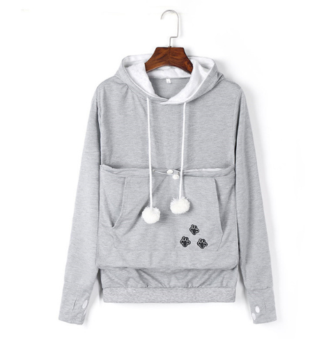 Comet Man's Big Pocket Top Hooded Pet Sweatshirt