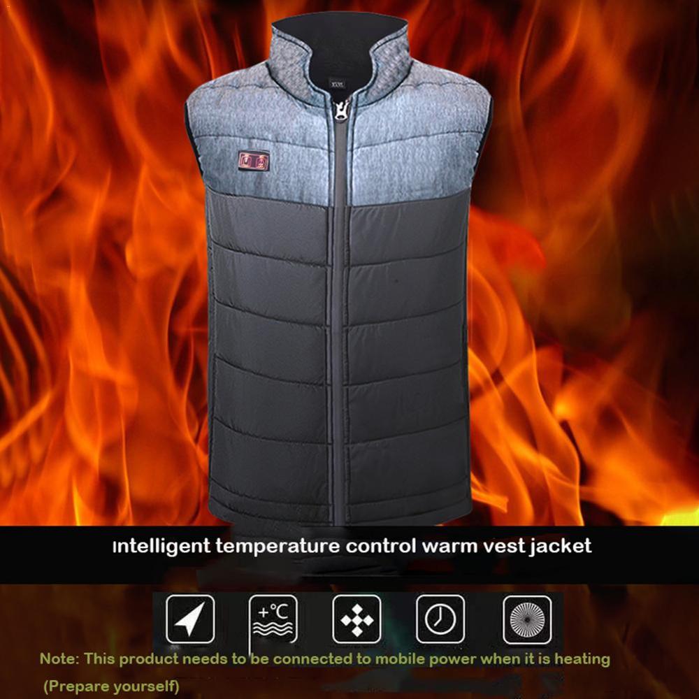 Charging and heating down vest