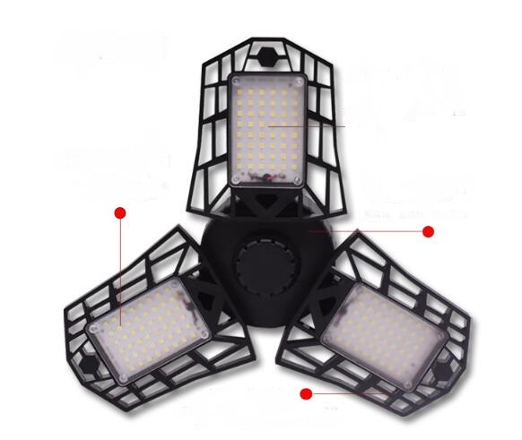 Adjustable Waterproof LED Lamp – 1PC Black 80W