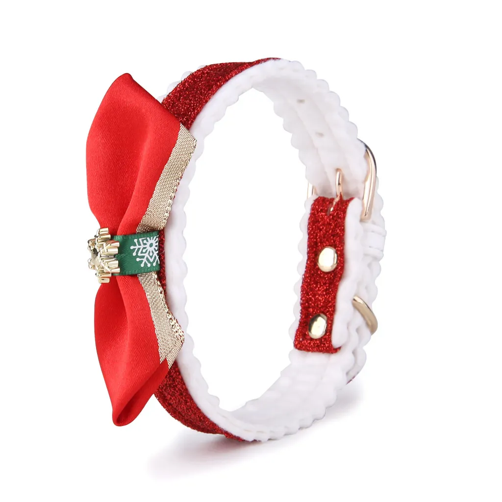 Christmas cat collar - Red