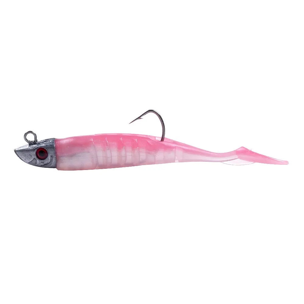 Crank Hook Lead Head Long Shot Winter Soft Bait