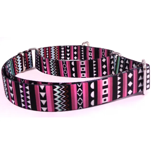 Pet Cushioning Collar Lazy Dog Collar Pomi Dog Walking Collar Striped Purple - Shop at LoveMi