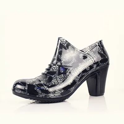 Lightweight And Comfortable High Heel Ankle Boots Grey - Shop at LoveMi