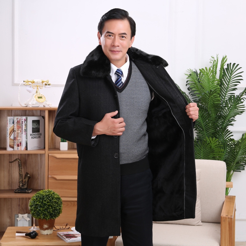 Long woolen coat