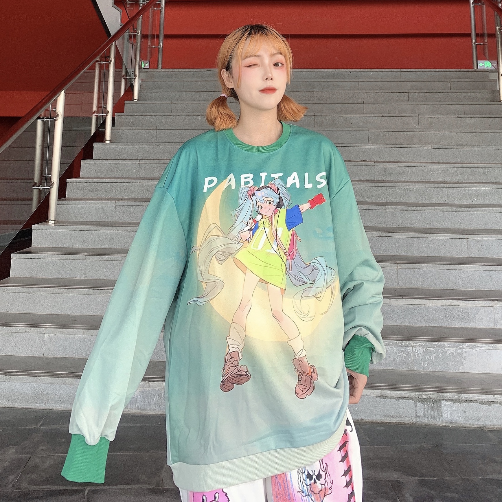 Moon Girl Long Sleeve Sweatshirt