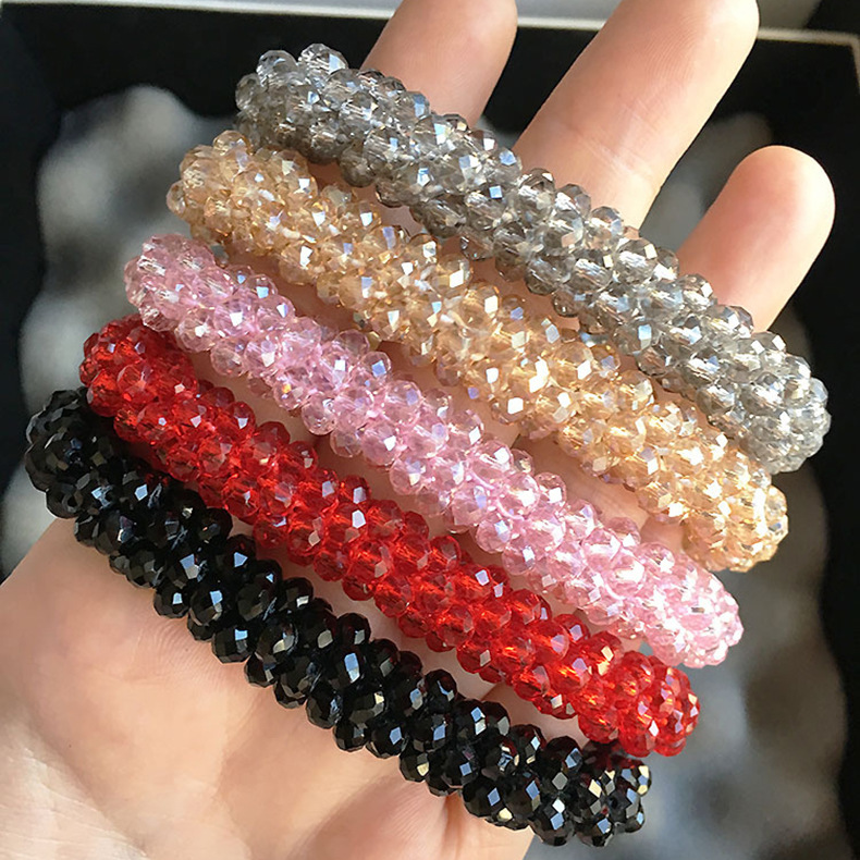 Enchanting Flash Diamond Crystal Round Bracelet