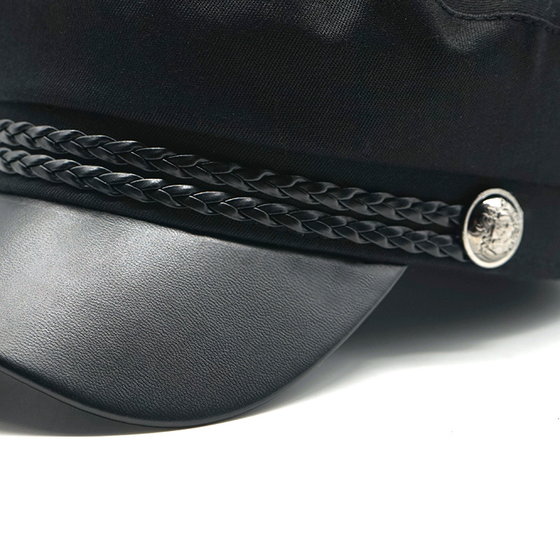 Retro Borderless Sports Flat Top Beret Women