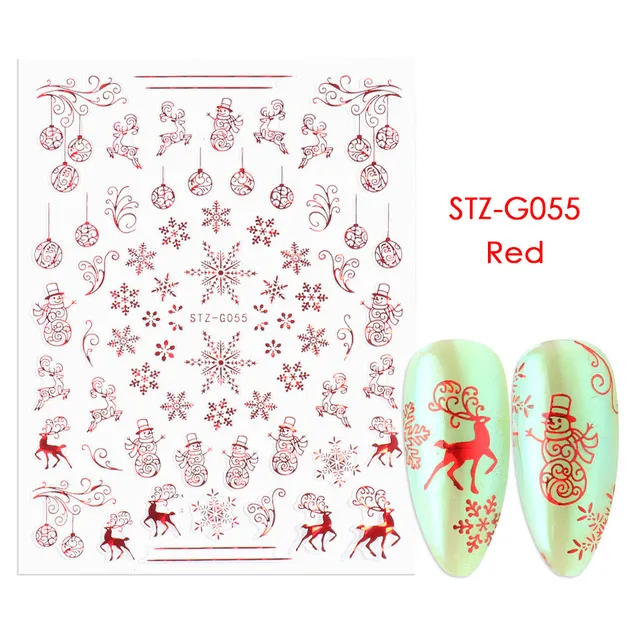 Adhesive Nail Sticker - Stz G055