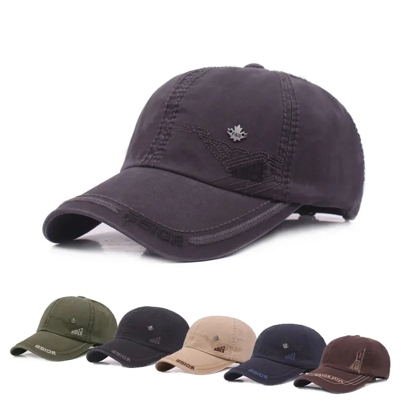 Cotton Baseball Cap Spring and Autumn Sun Hat
