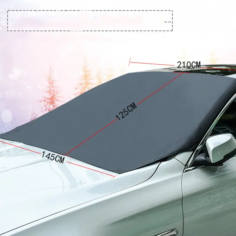 Car Snow Cover Covered Silver Cloth Storage Bag