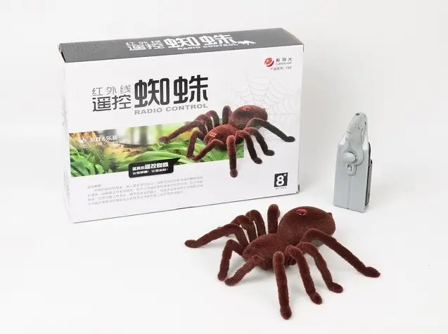 Remote control small spider two-way realistic animal child spoof simulation halloween toy