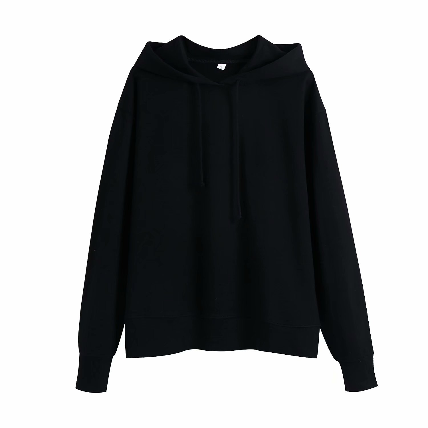 Solid Color Hooded Loose Casual Sweater