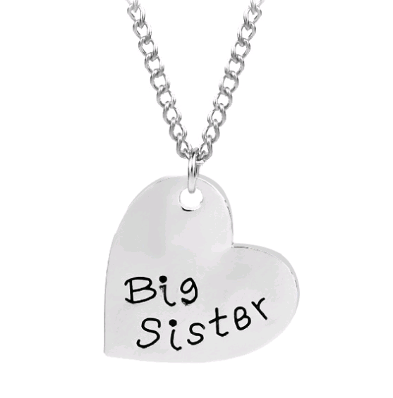 Jewelry three-piece suit big/mid/lit Sis sisters girlfriends love chain