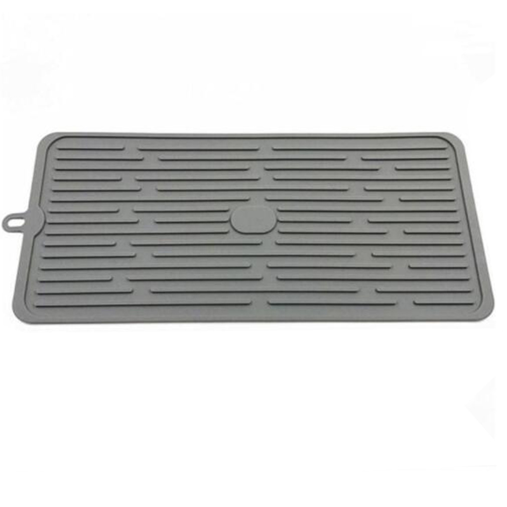 Foldable Silicone Drain Pad Non-slip Drain Drying Flume Draining Mat Non-slip Placemat For Kitchen Accessories