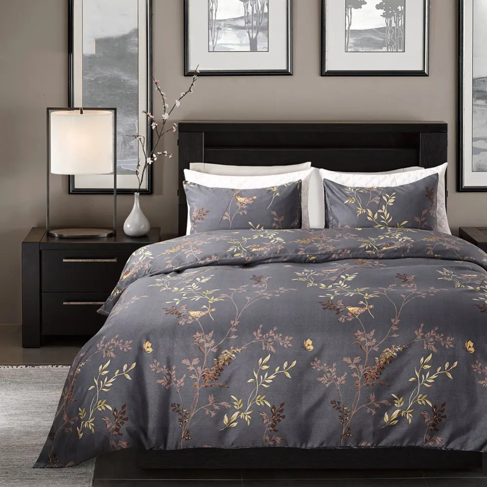 Bedding Set Luxury Duvet Cover Double Three-piece Set Bed