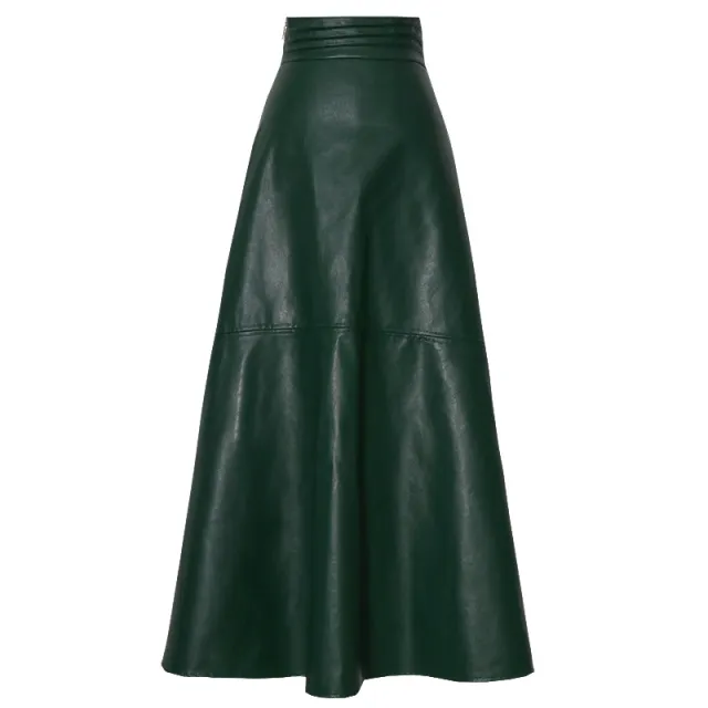 Retro High Waist Slim Bag Hip Long Fishtail Skirt Green - Shop at LoveMi